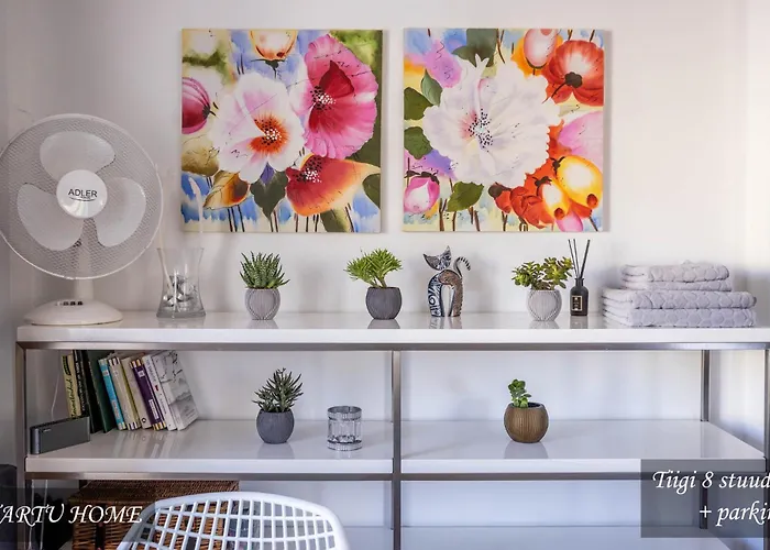 Tiigi Str Flats Beside Old Town, Parking Tartu